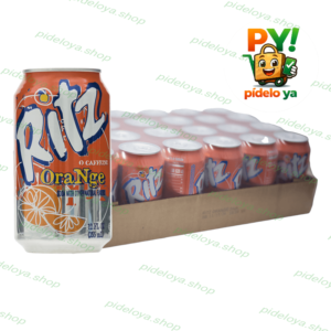 caja de refresco naranja