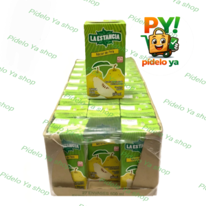 caja de jugo de pera ( 27 unidades)