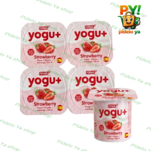 pack de 4 yogurts sabor fresa (120ml c/u)