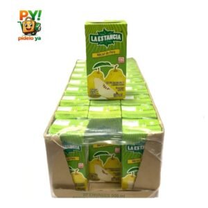 caja de jugo de pera ( 27 unidades)